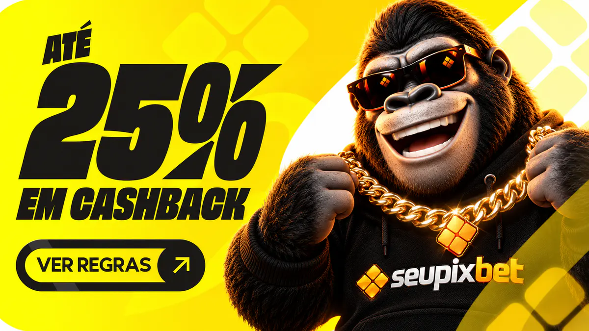 Até 25% em cashback